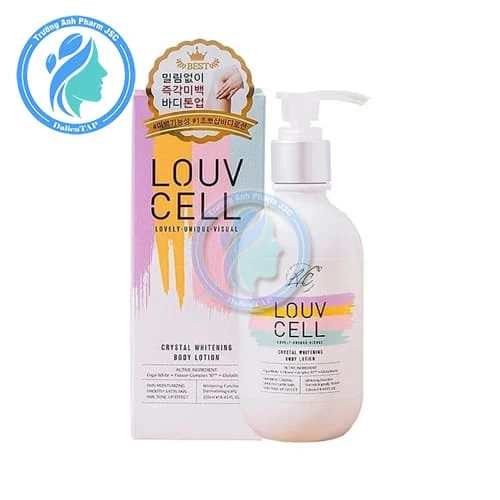 Sữa dưỡng thể trắng da Louvcell Crystal Whitening Body Lotion 250ml